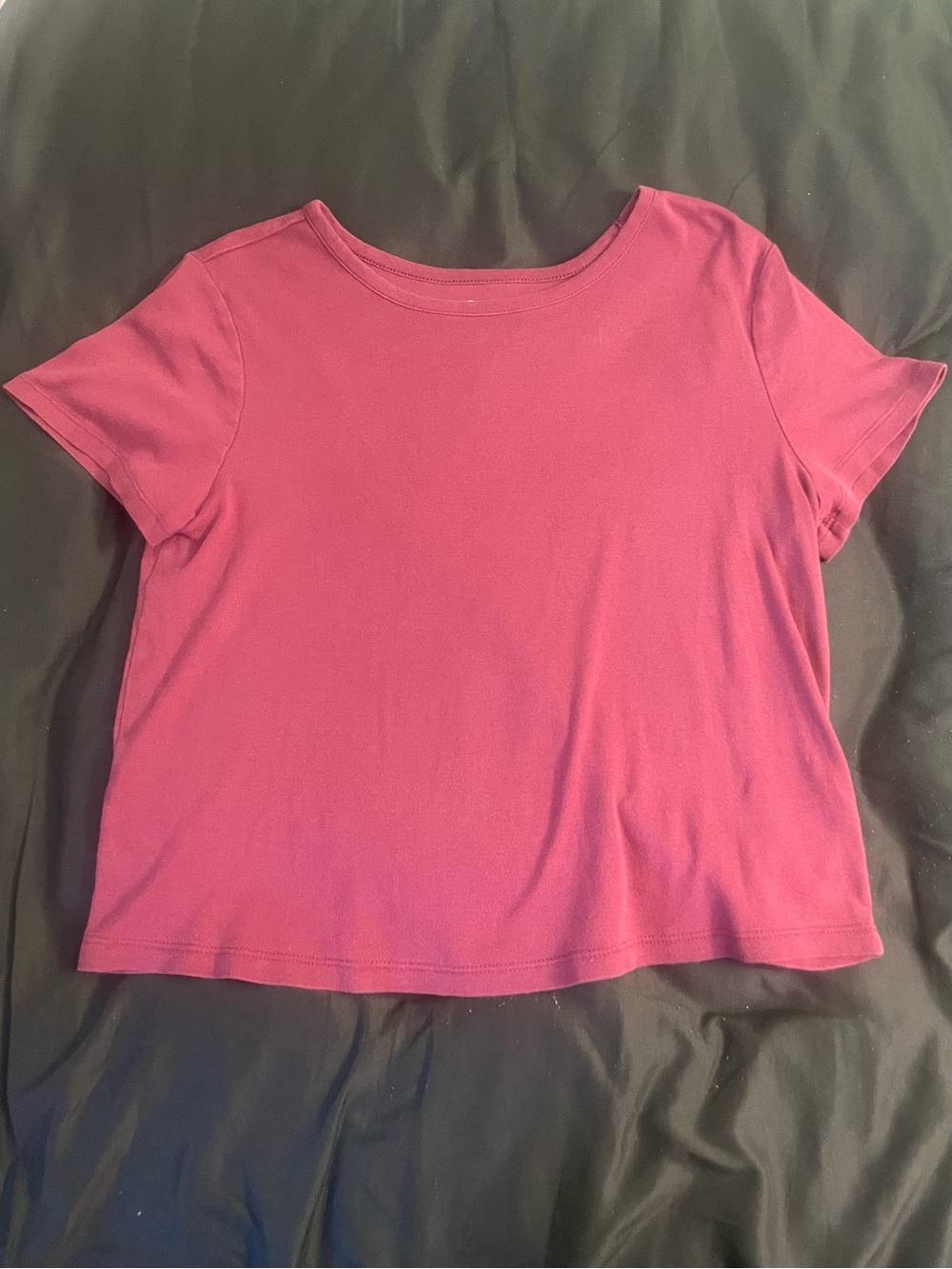 Maroon Babydoll Tee